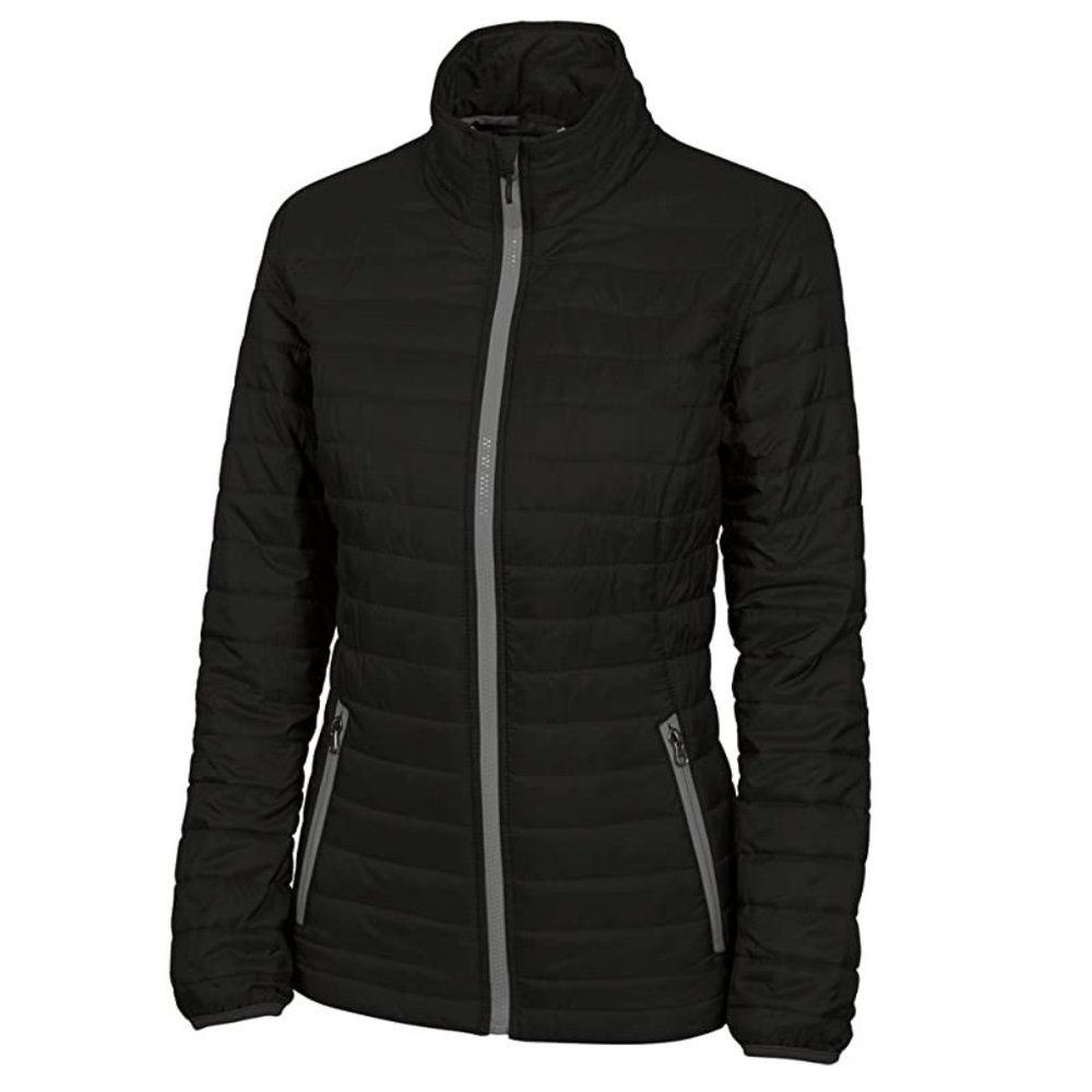 NWT Charles River Apparel Women's Lithium Quilted Jacket Black Size S $120 BB301